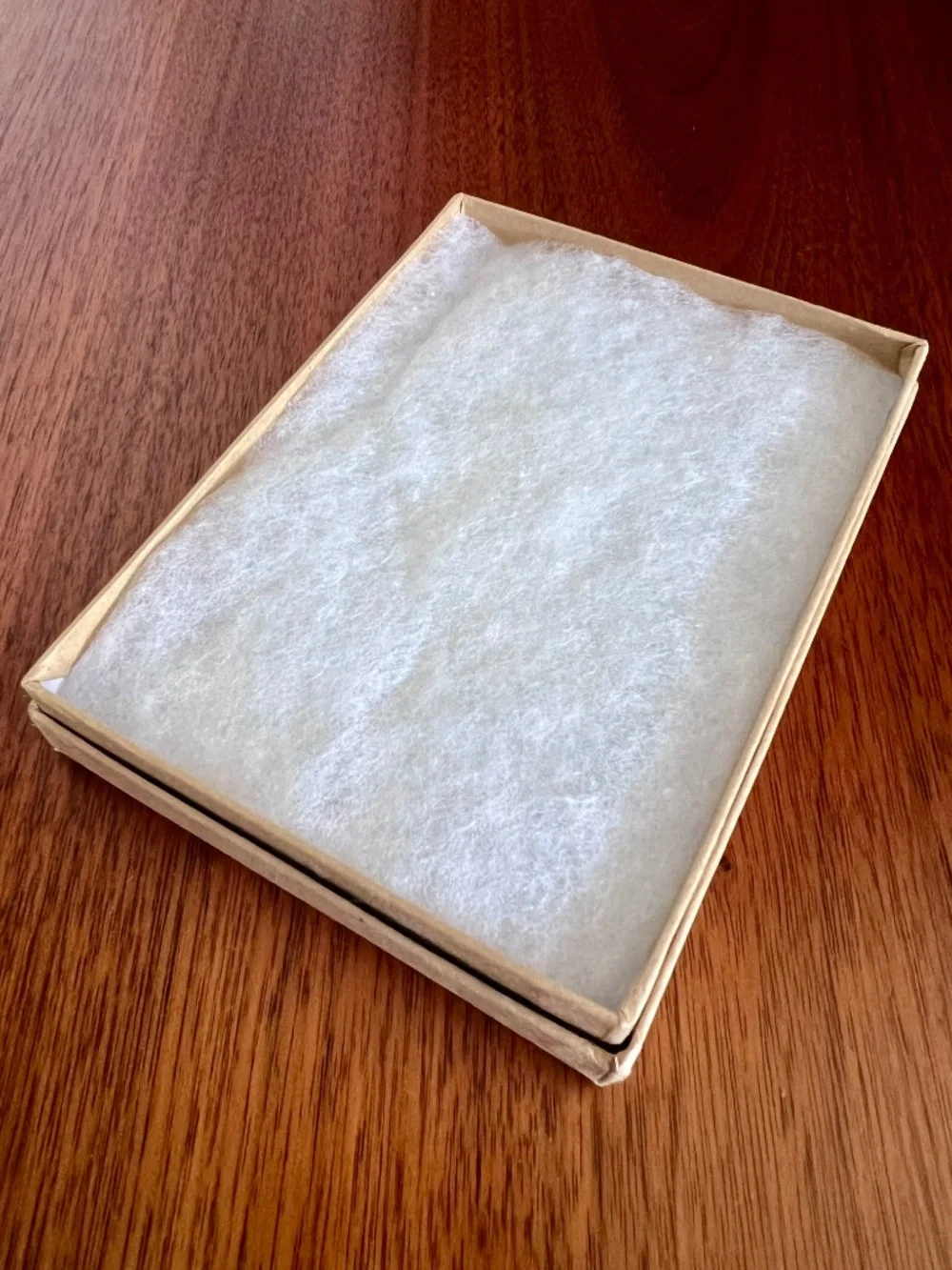 Qty 15 Brown Kraft Cotton-Filled Jewelry Boxes 5-1/4